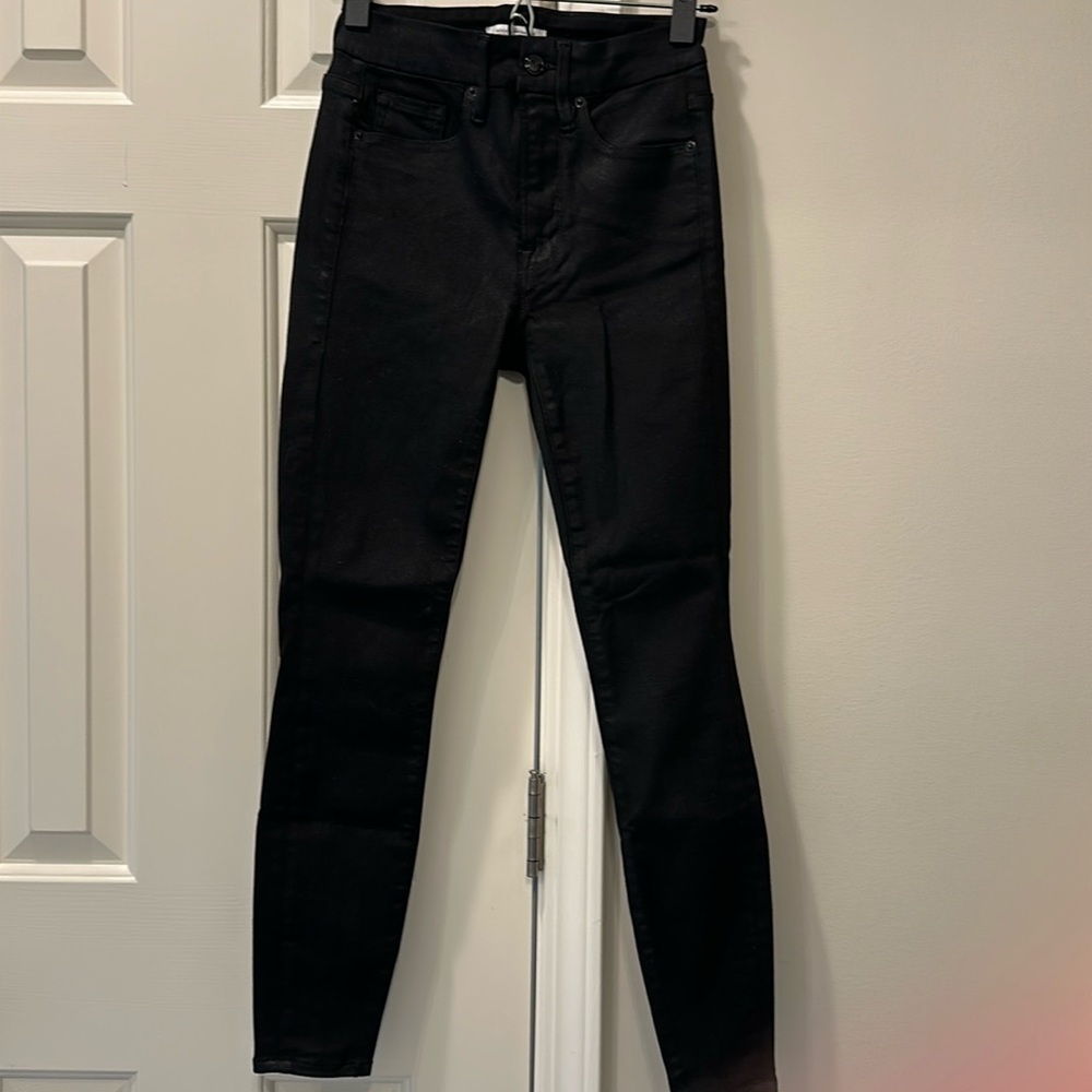 Women’s Good American Good Legs coated jeans